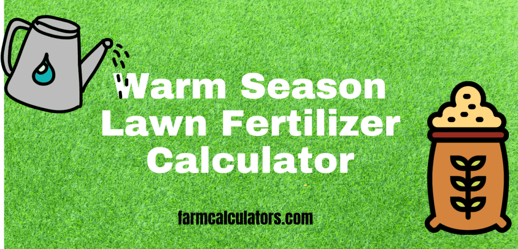 warm season grass fertilizer